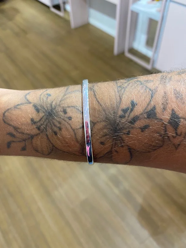 Bracelete Liso — Banhado a Prata 925