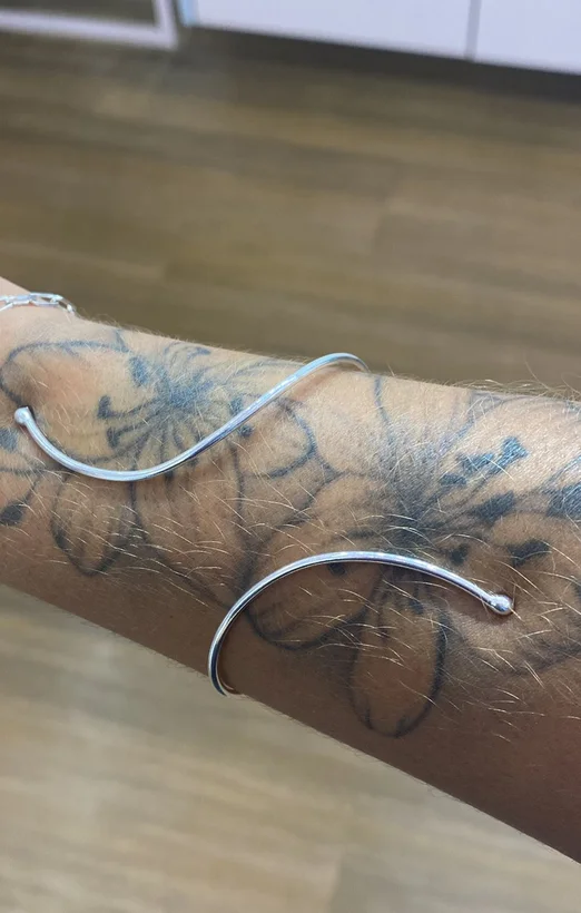 Bracelete de Volta — Banhado a Prata 925