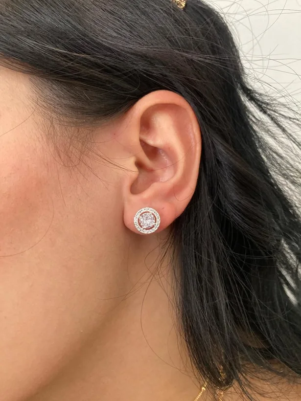 Brinco Inspiração Swarovski — Banhado a Prata 925