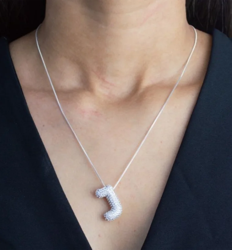 Colar Inicial — Banhado a Prata 925 - Todas as letras